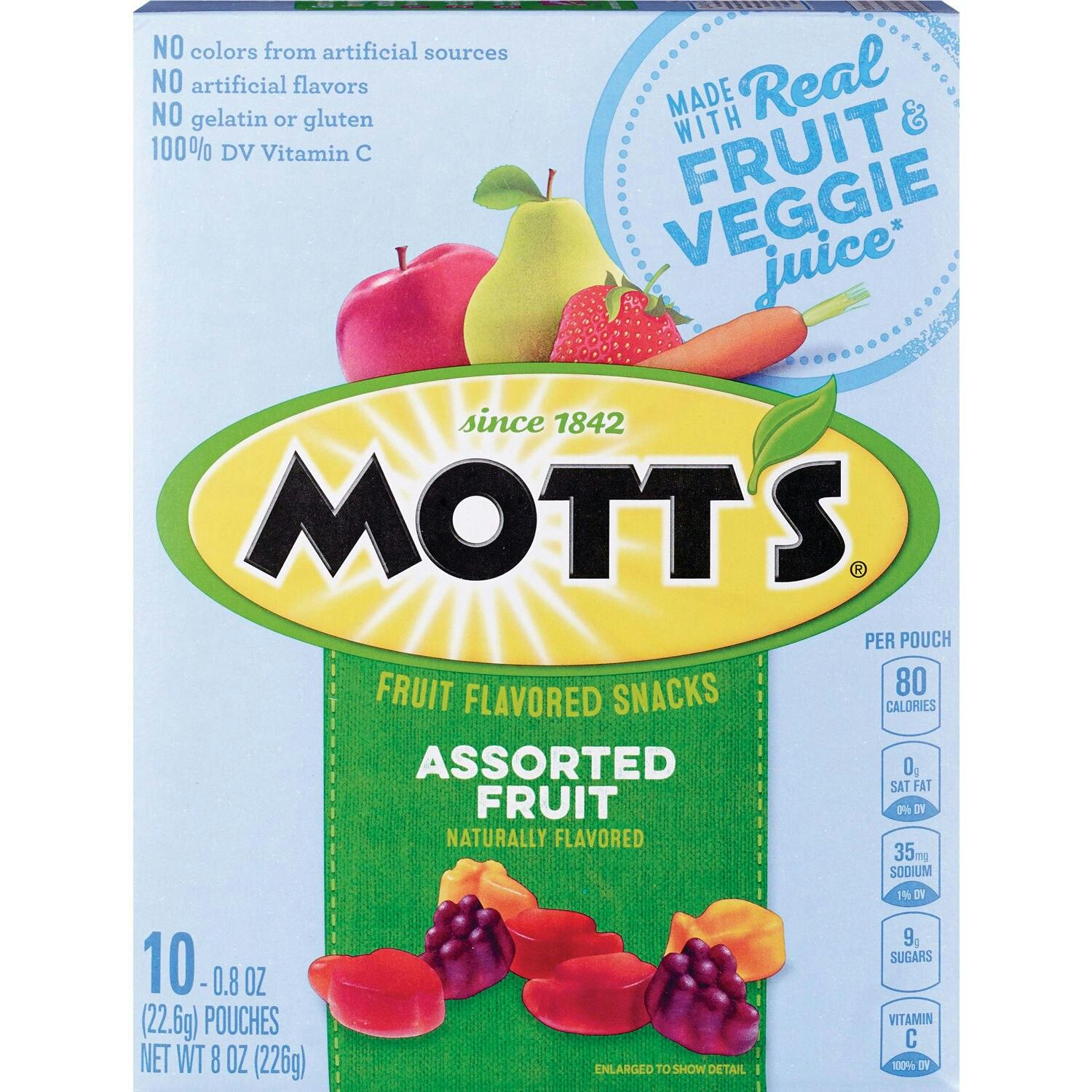 Mott's Fruit Snacks Box
