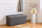 30-in Foldable Storage Ottoman Bench B0DR8246RC