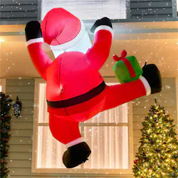 Hanging Christmas Inflatable Santa
