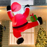 Hanging Christmas Inflatable Santa