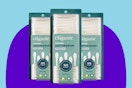 cliganic cotton swabs on KCL template 