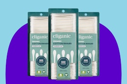 cliganic cotton swabs on KCL template 
