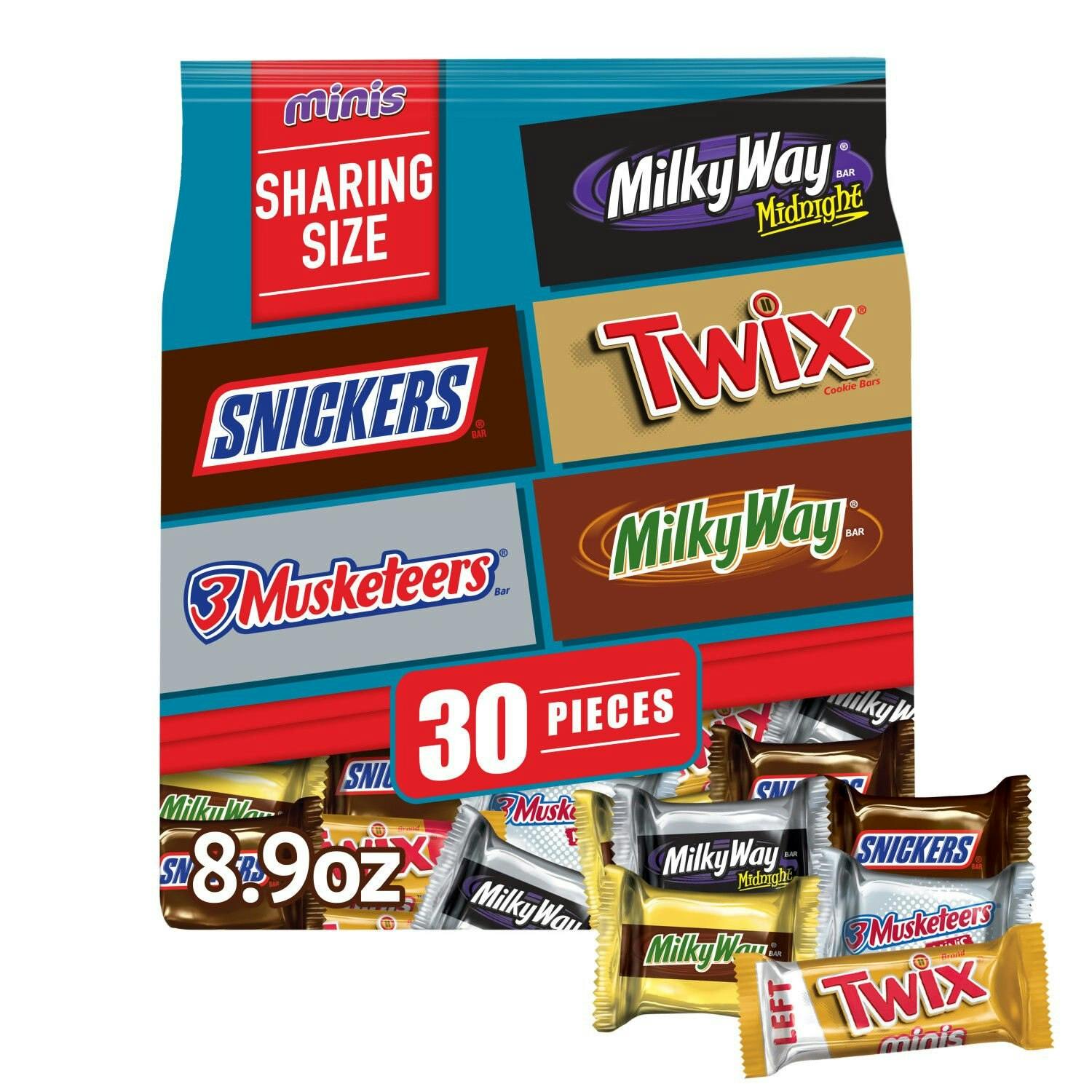 2 Mars Assorted Chocolate Candy Bags