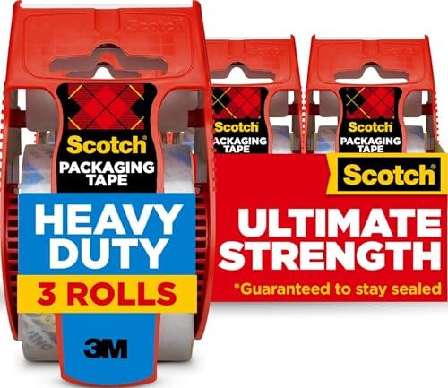 Scotch Shipping Packing Tape 3-Pack