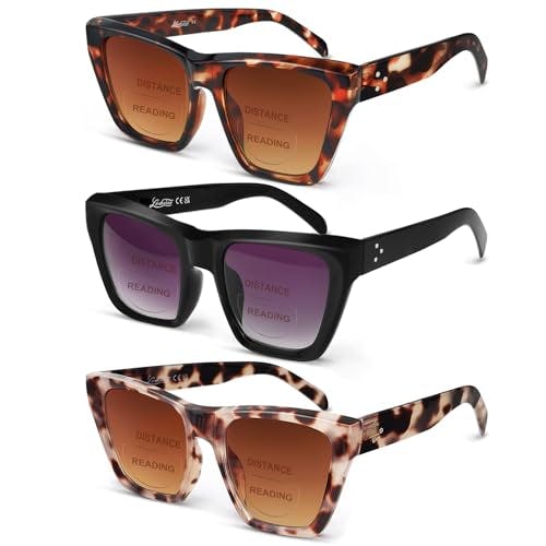 Bifocal Reader Sunglasses 3-Pack