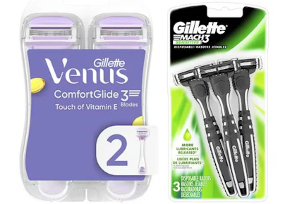1 Gillette + 1 Venus