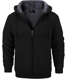 Men's Fleece-Lined Zip Up Hoodie
