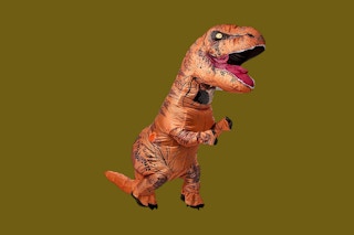 Inflatable T-Rex costume