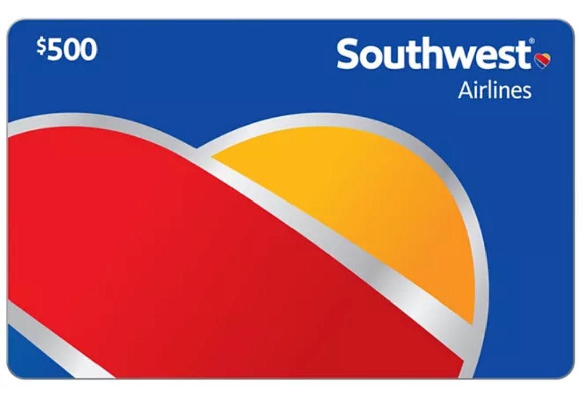 $500 Southwest Airlines eGift Card