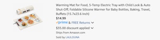 Amazon Food Warming Mat 2025