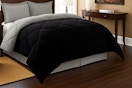 AI Image created by ChatGPT of the Elegant Comfort King 3-piece bed set in bedroom setting