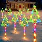 Solar Christmas Pathway Lights