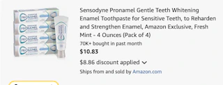 Sensodyne Amazon receipt