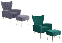 Mercer41 Chair and Ottoman Set