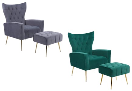 Mercer41 Chair and Ottoman Set