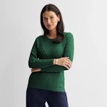 Women's Croft & Barrow Cable Sweater