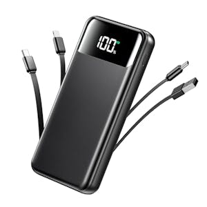 Power Bank with Built-in Cables