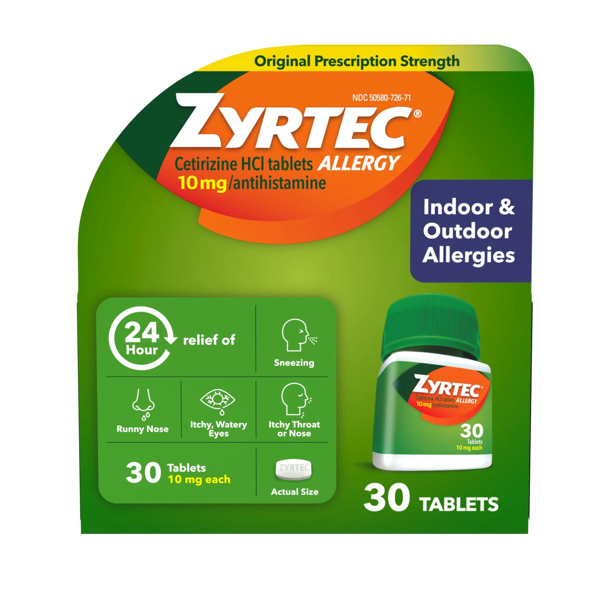 Zyrtec® Allergy Relief Tablets