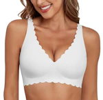 Women's Wireless Push Up Plunge Bra