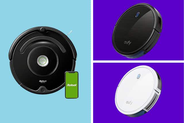 Robot Vacuum Clearance — Pay as Low as $66.79 Shipped With Prime card image