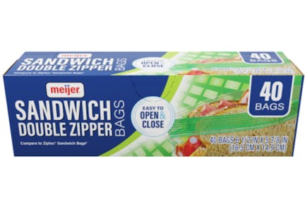 Meijer Sandwich Bags