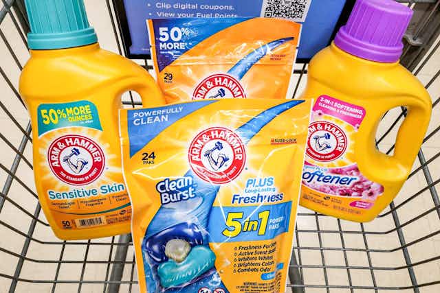 B1G1 Free Arm & Hammer Laundry Products at Kroger card image