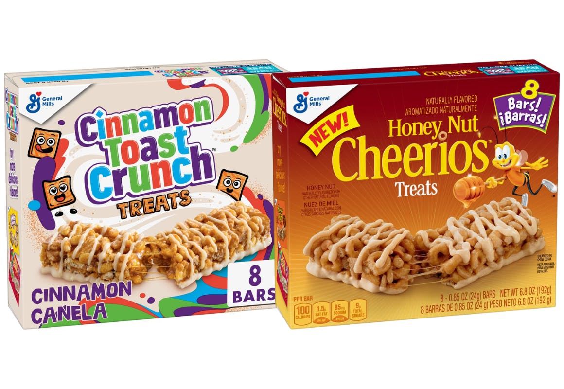 2 General Mills Treat Bar Boxes