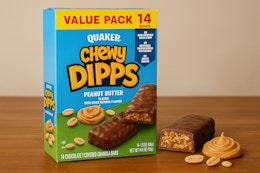 Quaker Granola Bar Value Packs, as Low as $3.22 Each on Amazon card image
