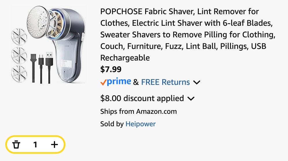 fabric shaver