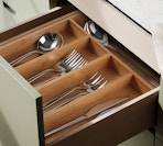 Bamboo Expandable Silverware Organizer