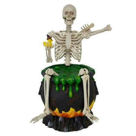 Way To Celebrate Animated Skeleton in Cauldron
