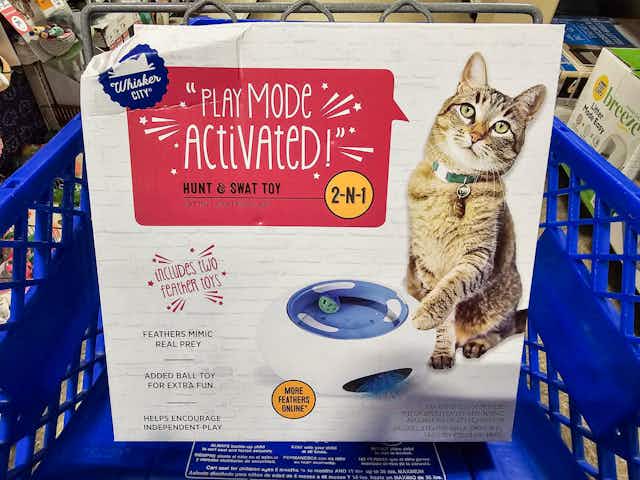 Whisker City Electronic Turntable Cat Toy, $18.47 at PetSmart — Save 50% card image