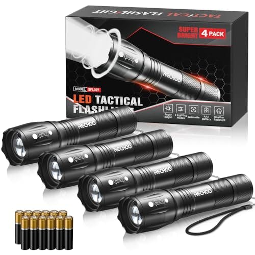 LED Flashlight 4-Pack