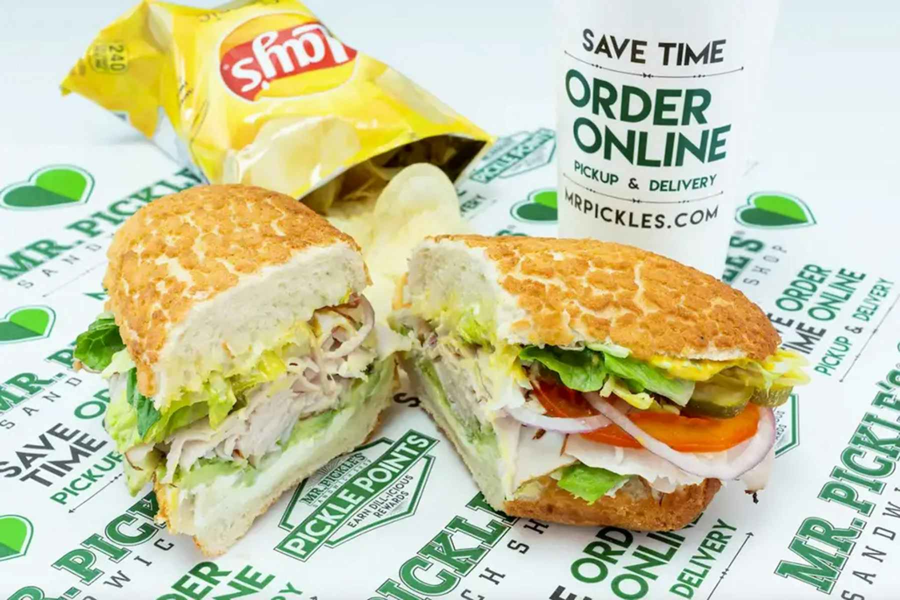 mr pickles sandwich shop meal