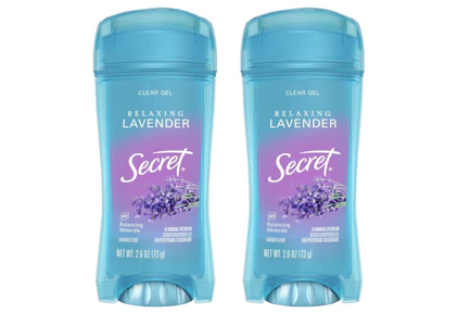 2 Secret Antiperspirants