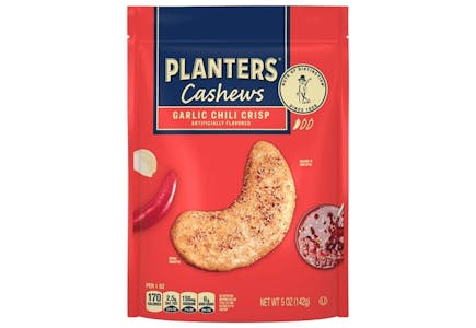 Planters Garlic Chili Crisp Cashews
