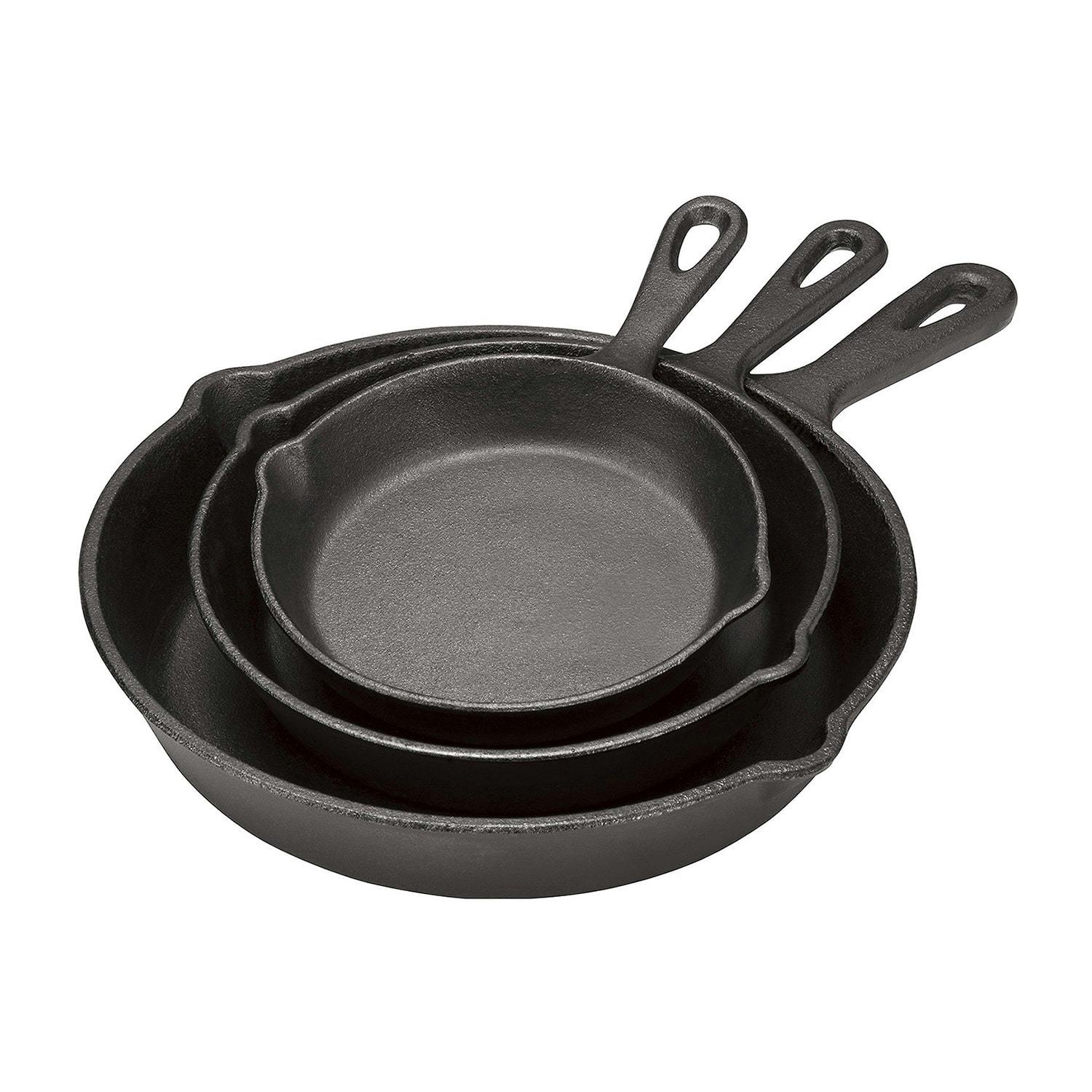 Cooks Cast Iron Fry Pan Set
