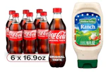 3 Coca-Cola + 1 Hidden Valley