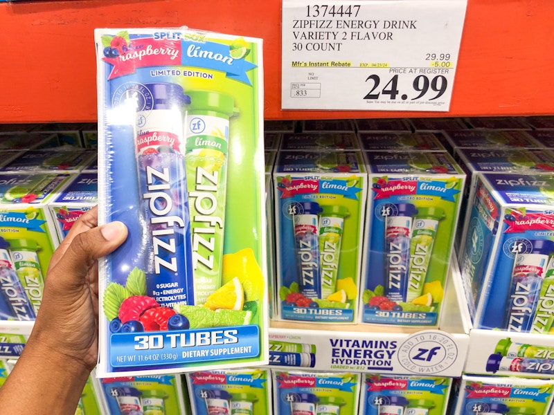 costco zipfizz multi vitamin energy hydration drink mix