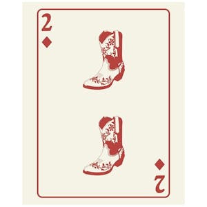 Western Playing Card Posters