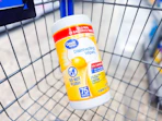 Great Value Disinfecting Wipes in Walmart shopping cart