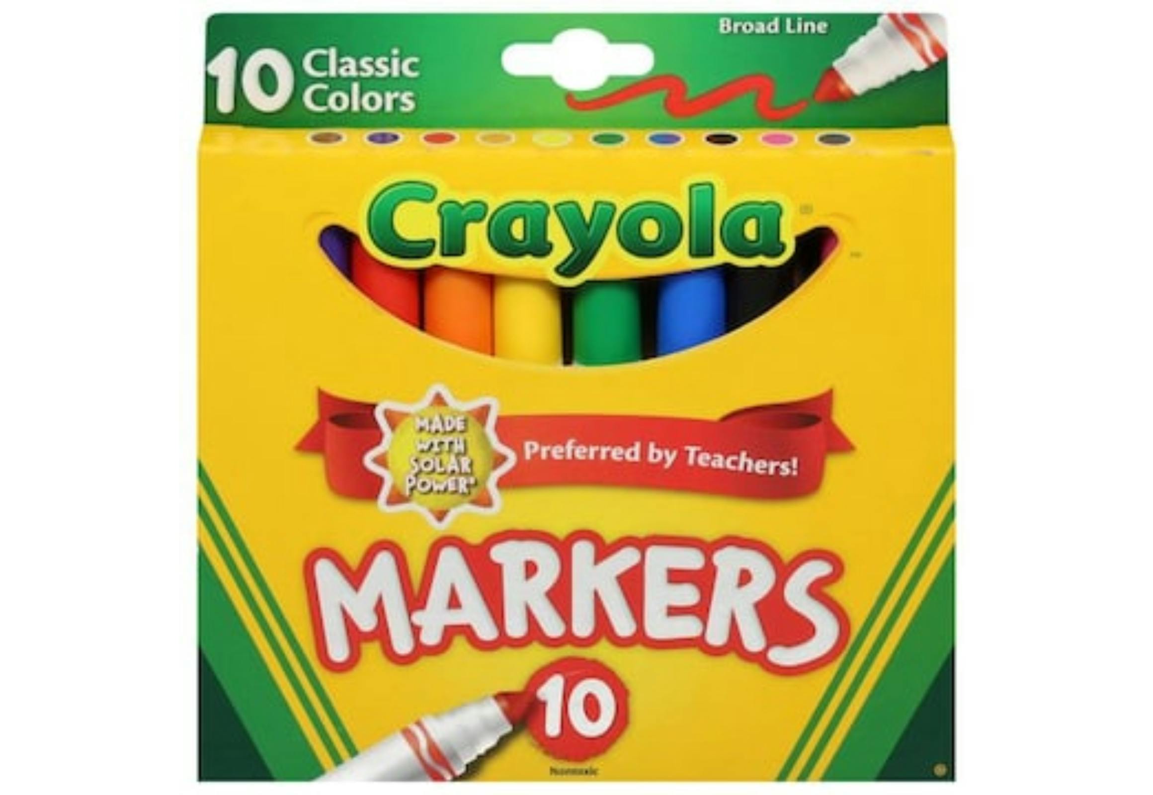 2 Crayola Marker Packs