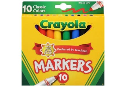 2 Crayola Marker Packs