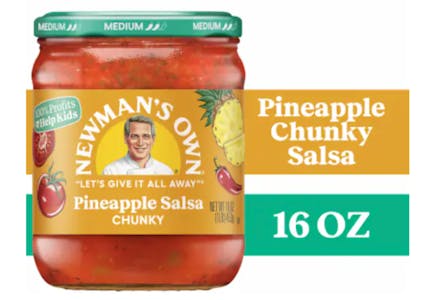 2 Newman's Own Salsa Jars