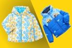 Lego Toddler Puffer Jackets in two different prints