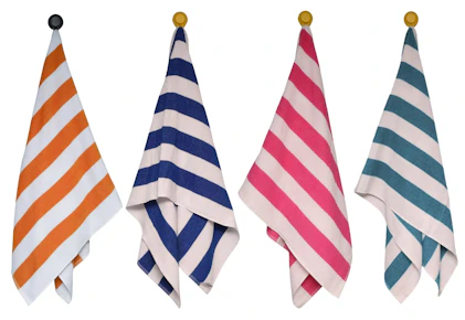 Mainstays Cabana Stripe Beach Towel Set