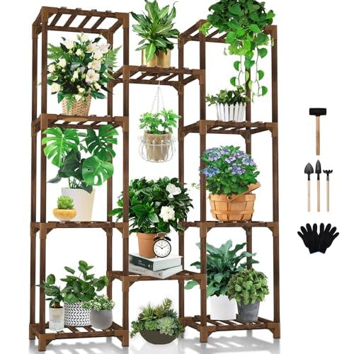 Wood Plant Stand
