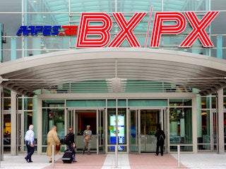 The outside of a Military Exchange BX/PX store