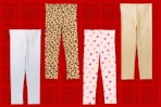 4 colors of the Garanimals Toddler Leggings (stock images)