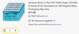 Amazon Basics Toilet Paper